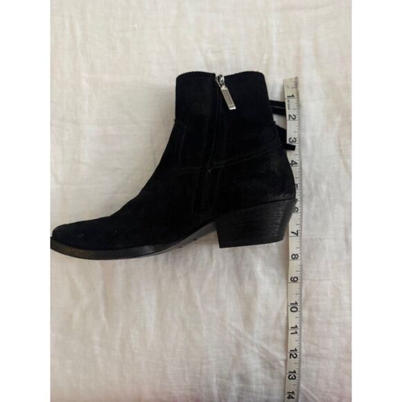 Saint Laurent YSL Lucas Women's Fringe Western Ankle Boots, Black, 36/6 - Picture 7 of 9